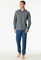 Schiesser Schiesser Heren Pyjama Long atlanticblue 181162 50/M Schiesser Schiesser Heren Pyjama Long atlanticblue 181162 50/M