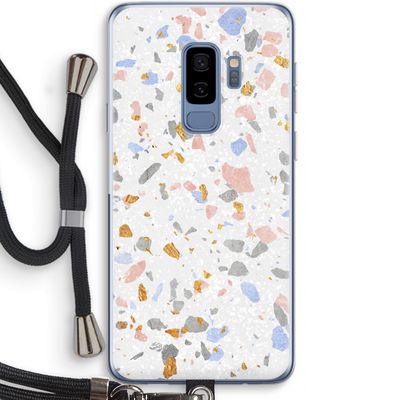 Terrazzo N°8: Samsung Galaxy S9 Plus Transparant Hoesje met koord