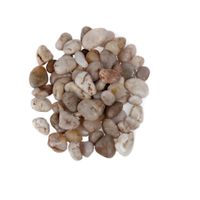 Zandkleur decoratie/hobby stenen/kiezelstenen 350 gram   - - thumbnail