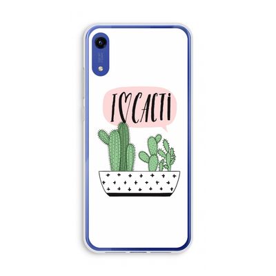 I love cacti: Honor Play 8A Transparant Hoesje