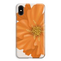 Orange Ellila flower: iPhone XS Max Volledig Geprint Hoesje