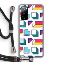 8-bit N°7: Samsung Galaxy S20 FE / S20 FE 5G Transparant Hoesje met koord