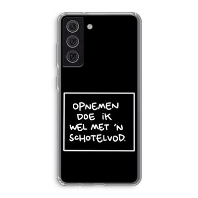 Schotelvod: Samsung Galaxy S21 FE Transparant Hoesje