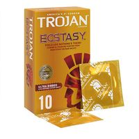 Trojan Ecstasy Ultra Ribbel Condooms - thumbnail
