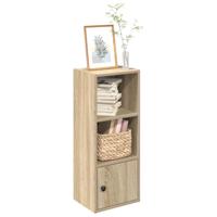 Boekenkast 31x24x77 cm bewerkt hout sonoma eikenkleurig Boekenkast 31x24x77 cm bewerkt hout sonoma eikenkleurig