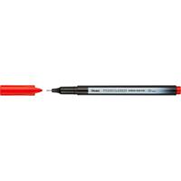Fineliner pentel pointliner s40-b fijn rood | 12 stuks