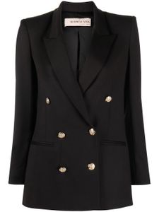 Blanca Vita blazer Sophilia à boutonnière croisée - Noir