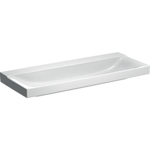 Geberit Xeno2 wastafel 120x48x14cm zonder kraangat zonder overloop KeraTect wit 500552011