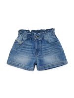 Diesel Kids short en jean Pamlix à taille élastiquée - Bleu - thumbnail