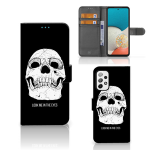 Telefoonhoesje met Naam Samsung Galaxy A73 5G Skull Eyes