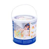 Houten Bouwblokken Kleur, 84st.