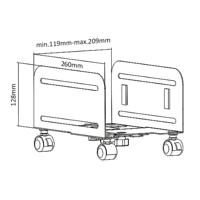 Maclean Mount MC-851 Castor-platform