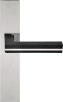 Formani Piet Boon TWO PBL22P236SFC deurkruk op schild blind - mat RVS/eikenhout zwart