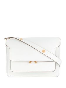 Marni sac porté épaule Trunk médium - Blanc