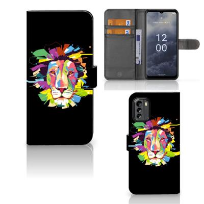 Nokia G60 Leuk Hoesje Lion Color Nokia G60 Leuk Hoesje Lion Color
