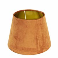 Lampenkap Fluweel Oranje (21 cm) - thumbnail