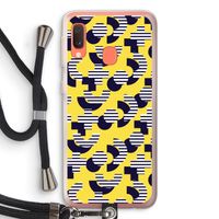 8-bit N°3: Samsung Galaxy A20e Transparant Hoesje met koord