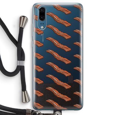 Bacon to my eggs #2: Huawei P20 Transparant Hoesje met koord