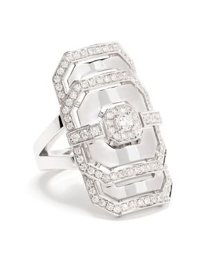 STATEMENT PARIS bague My Way ornée de diamants - Argent