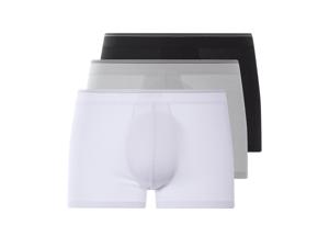 LIVERGY 3 heren boxers (Zwart/grijs/wit, L)