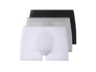 LIVERGY 3 heren boxers (Zwart/grijs/wit, XL)