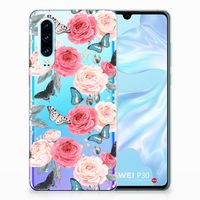 Huawei P30 TPU Case Butterfly Roses