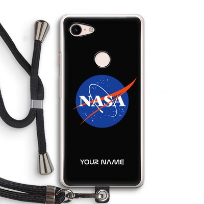 NASA: Pixel 3 Transparant Hoesje met koord