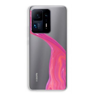 Paarse stroom: Xiaomi Mi Mix 4 Transparant Hoesje