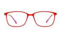 Unisex Leesbril Ofar | Sterkte: +2.50 | Kleur: Rood - thumbnail