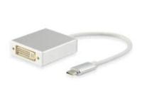 Equip 133453 usb type c male to dvi-i dual link female adapter, 15cm