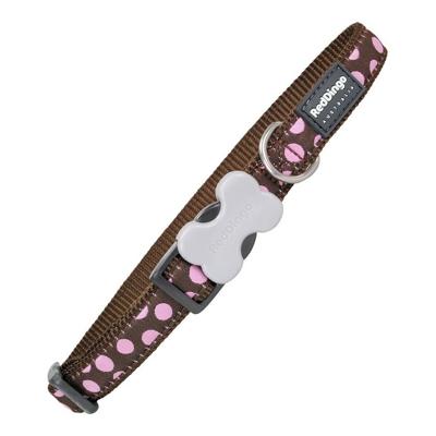 Hondenhalsband Red Dingo Schoonheidsvlekjes (1,2 x 20-32 cm)
