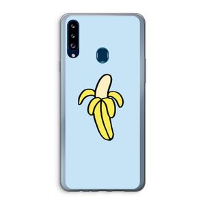 Banana: Samsung Galaxy A20s Transparant Hoesje