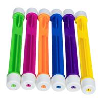 SportX Duikstaafjes - 6x stuks - gekleurd - kunststof - duikspeelgoed sticks