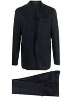 Tagliatore single-breasted wool suit - Bleu - thumbnail