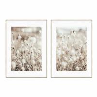 Schilderij DKD Home Decor Blommor Scandinavisch 75 x 4 x 100 cm (2 Stuks)