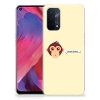 OPPO A93 5G Telefoonhoesje met Naam Monkey - thumbnail