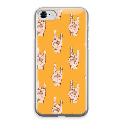 Rock: iPhone 8 Transparant Hoesje
