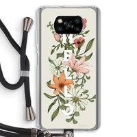 Hello bloemen: Xiaomi Poco X3 Pro Transparant Hoesje met koord