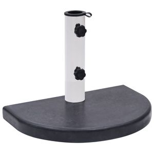 VidaXL Parasolvoet 40x28x4 cm graniet zwart