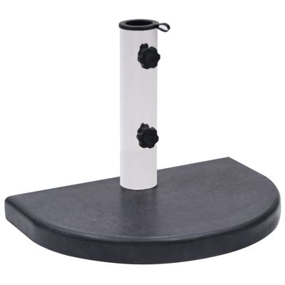 VidaXL Parasolvoet 40x28x4 cm graniet zwart