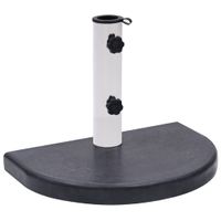 VidaXL Parasolvoet 40x28x4 cm graniet zwart