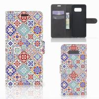Samsung Galaxy S8 Plus | Bookcase | Tiles Color