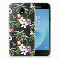 Samsung Galaxy J3 2017 | TPU Hoesje | Flamingo Palms Samsung Galaxy J3 2017 | TPU Hoesje | Flamingo Palms