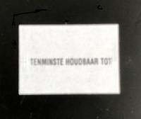 Etiket Sato 16x23mm Tenminste houdbaar t