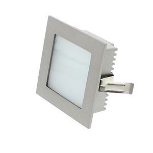 Klemko lumiko muur inbouw armatuur afgesloten met diffuus glas 2,5W NatuurWit XPG LED
