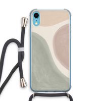 Geo #6: iPhone XR Transparant Hoesje met koord