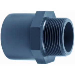 PVC puntstuk met buitendraad - 40 mm x 1 1/4"