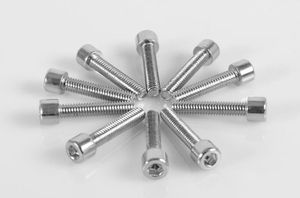 RC4WD Socket Head Cap Screws M4 X 20mm (10) (Z-S0845)