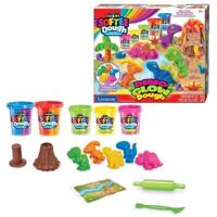 LEXIBOOK - Kit Dinosauro in Pasta Modellabile e Fluorescente