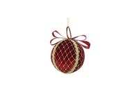 Kersthanger foam 8 cm ossenbloed rond Kersthanger foam 8 cm ossenbloed rond